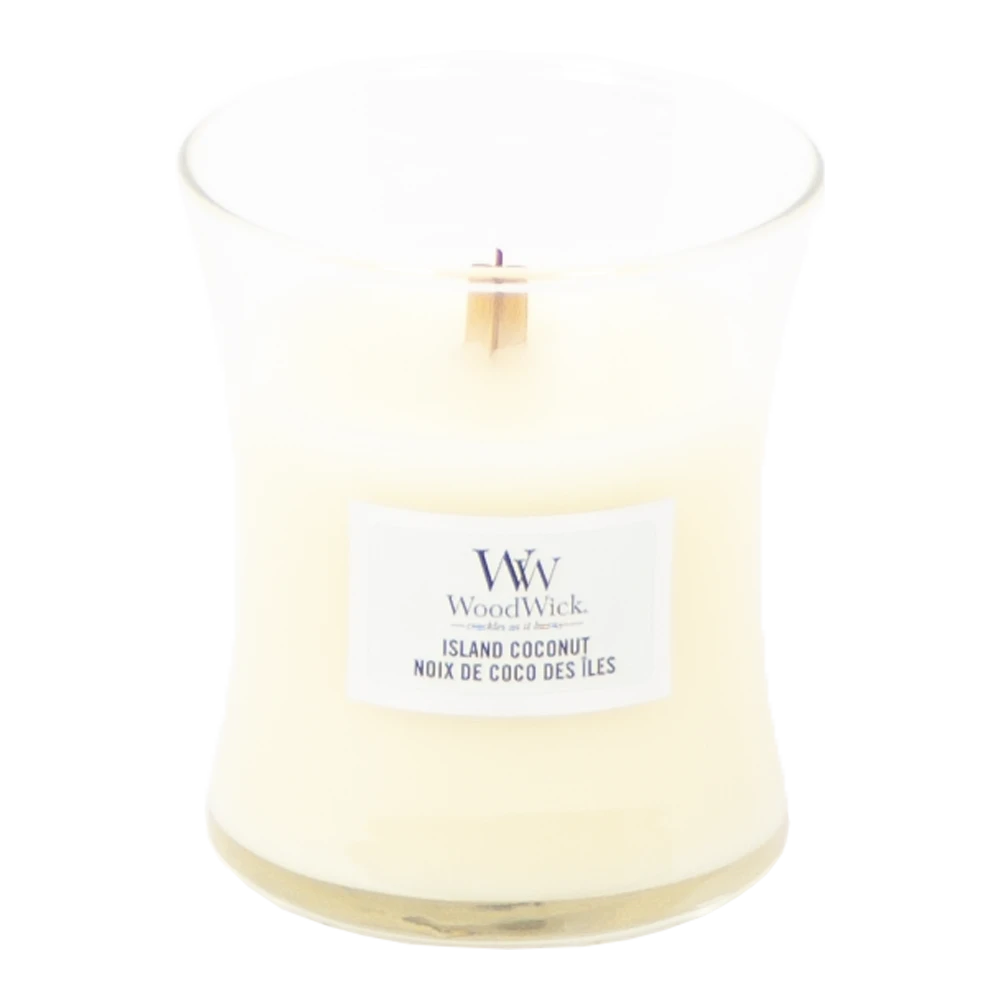 Woodwick Island Coconut Mini Candle - Geurkaars - Afbeelding 2