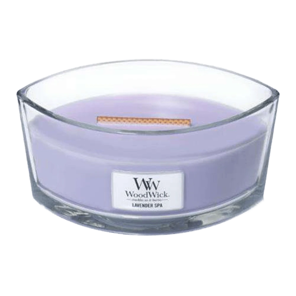 Woodwick Lavender Spa Ellipse Candle - Geurkaars