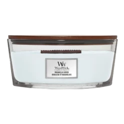 Woodwick Magnolia Birch Ellipse Candle - Geurkaars
