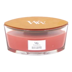Woodwick Melon & Pink Quartz Ellipse Candle - Geurkaars