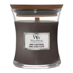 Woodwick Sand & Driftwood Medium Candle - Geurkaars