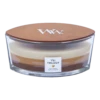Woodwick Trilogy Cafu00e9 Sweets Ellipse Candle - Geurkaars