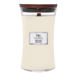 Woodwick Vanilla Musk Large Candle - Geurkaars