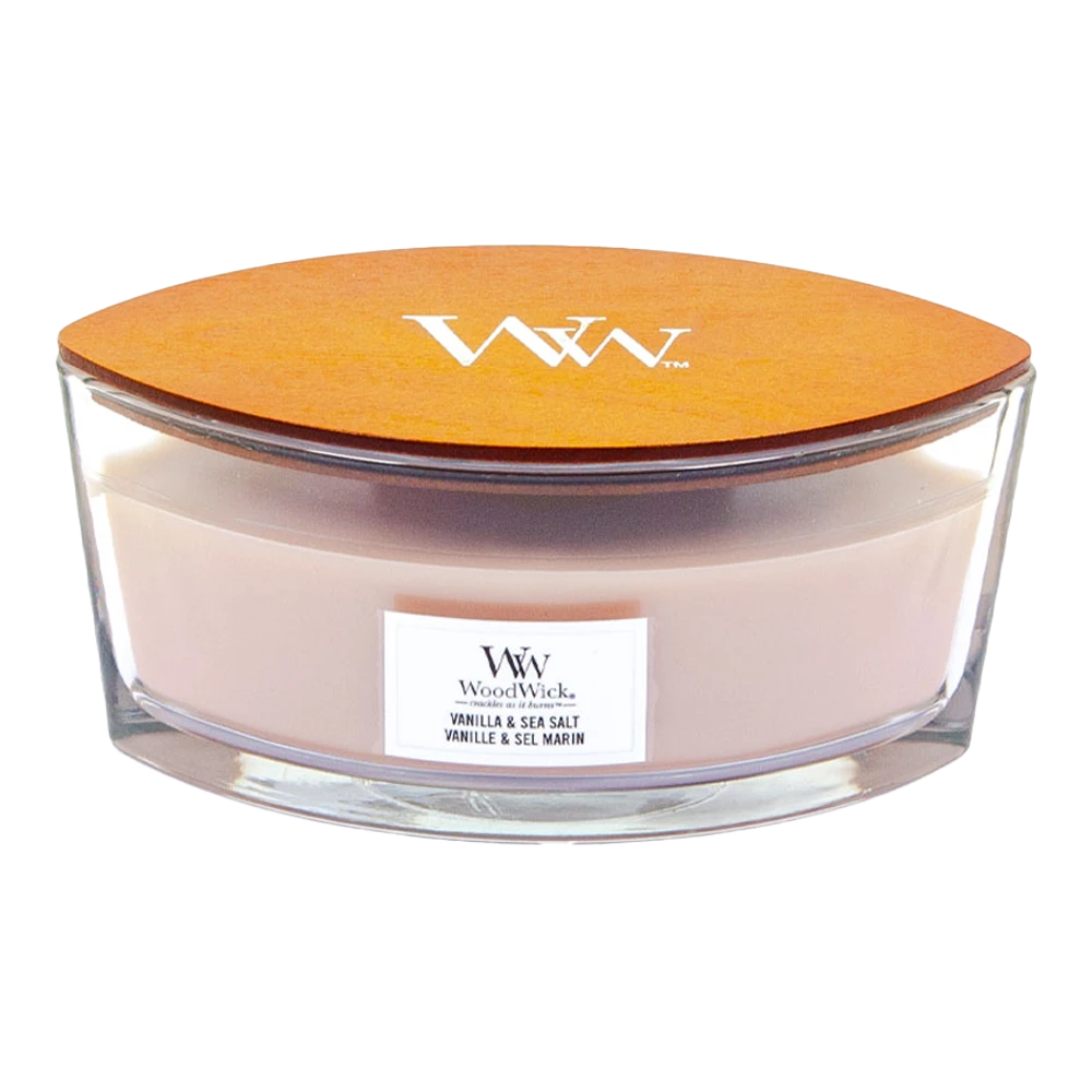 Woodwick Vanilla & Sea Salt Ellipse Candle - Geurkaars