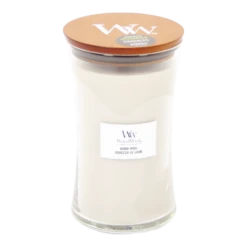 Woodwick Warm Wool Large Candle - Geurkaars