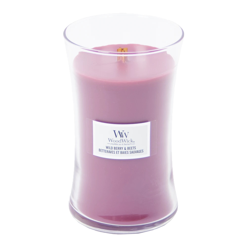 Woodwick Wild Berry & Beets Large Candle - Geurkaars - Afbeelding 2
