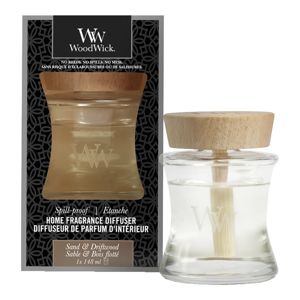 WoodWick WW Sand & Driftwood Home Fragrance Diffuser