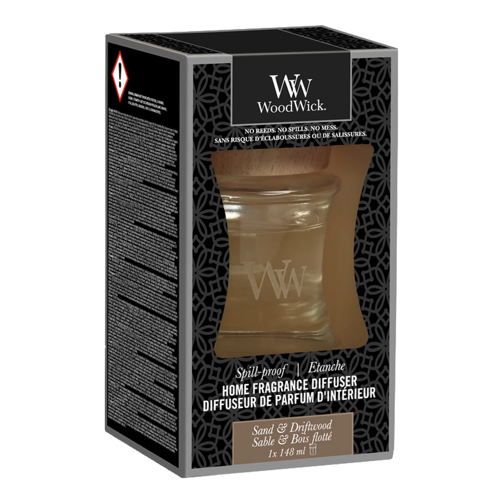 WoodWick WW Sand & Driftwood Home Fragrance Diffuser - Afbeelding 2